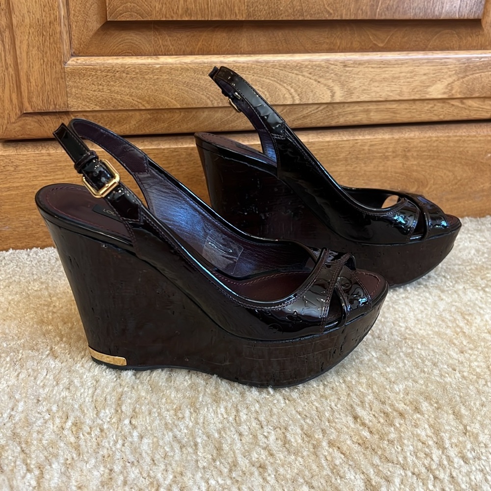 Louis Vuitton Monogram Wedge